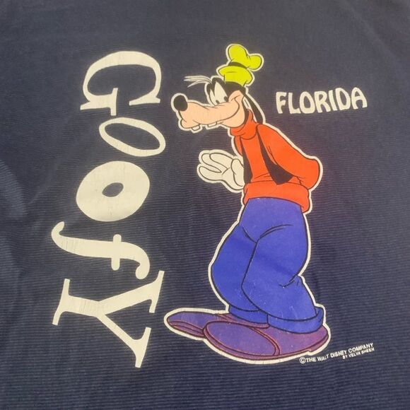 Mens Vintage Goofy Graphic T-shirt - Picture 3 of 6